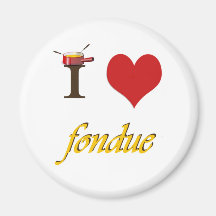 Fondue du coeur I Magnets