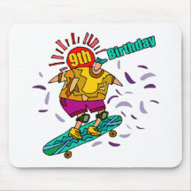 Font de la planche à roulettes les 9èmes cadeaux d tapis de souris