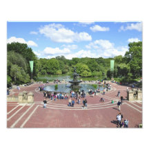 Fontaine de Bethesda dans le Central Park NY Photos Sur Toile