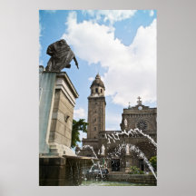 Fontaine de cathédrale affiches