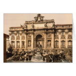 Fontaine de TREVI, Rome, Latium, Italie Carte