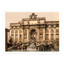 Fontaine de TREVI, Rome, Latium, Italie Cartes Postales