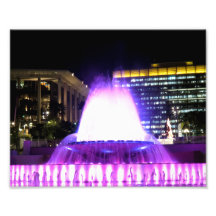 Fontaine pourpre photos sur toile