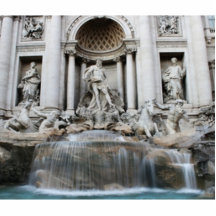 Fontaine Rome de TREVI Photo En Découpe