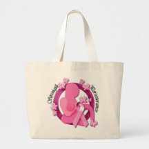 Force et persévérance de conscience de cancer du s sacs en toile