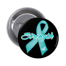 Force - ruban turquoise pin's avec agrafe