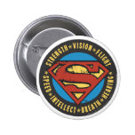Force, vision, vol badges avec agrafe