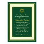 Forest Green et invitation de Mitzvah de barre d'o