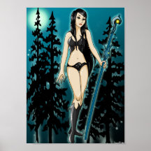 Forêt Mage d'imaginaire Affiches