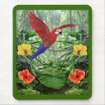 Forêt tropicale tropicale tapis de souris