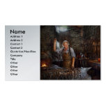 Forgeron - travail de la forge carte de visite