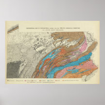 Formations géologiques de Penn Affiches