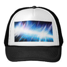 Forme d'onde audio rougeoyante casquettes
