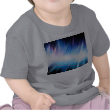 Forme d'onde audio rougeoyante t-shirt