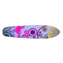 Formes colorées 1 planches à roulettes