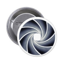 Formes grises badge avec épingle