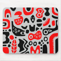 Formes - sur gris-clair tapis de souris