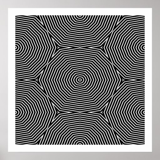 Formes symétriques op 04 d'art seulement sans cout posters