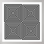 Formes symétriques op 08 d'art seulement posters