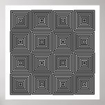 Formes symétriques op 10 d'art seulement affiches