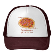 Formule mathématique = Pi*z*z*a de volume de pizza Casquette De Camionneur