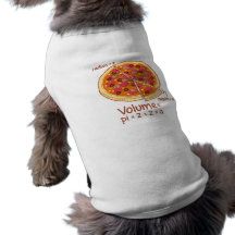 Formule mathématique = Pi*z*z*a de volume de pizza T-shirts Pour Toutous