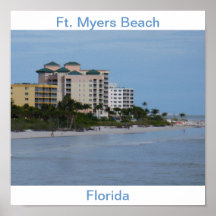 Fort Myers du front de mer Affiche