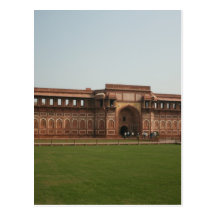Fort rouge Âgrâ Inde de Jahangiri Mahal Carte Postale