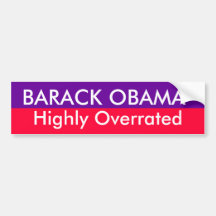 Fortement surestimé, BARACK… Adhésif Pour Voiture