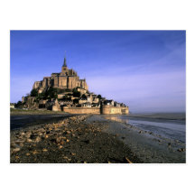 Forteresse d'île de St Michel de Famous Le Mont de Cartes Postales