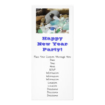 Fossiles de Seaglass d'invitations de partie de bo