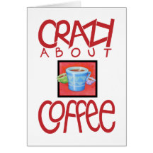 Fou au sujet de la carte rouge de café