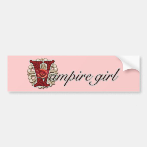 Fou pour des vampires autocollant pour voiture