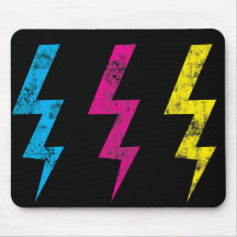 Foudre grunge Mousepad Tapis De Souris