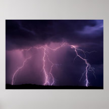 Foudre pourpre poster
