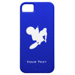 Fouet bleu de motocross coques iPhone 5