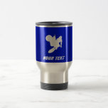 Fouet bleu de motocross tasses