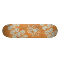 Foules d'orange skateboards
