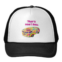 fourgon hippie rétro comment je roule casquettes
