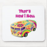 fourgon hippie rétro comment je roule tapis de souris