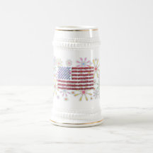 fourmi et drapeau heureux d'étoile mug à café