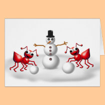 fourmis de neige cartes