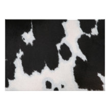 Fourrure de vache bristols personnalisés