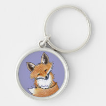Fox de KiniArt Porte-clé