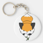 Fox élégant (simple) porte-clef