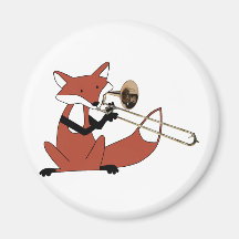 Fox jouant le trombone aimant
