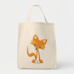 Fox mignon de bande dessinée sacs
