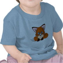 Fox mignon de bébé t-shirt