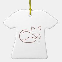 Fox rouge ornement