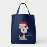Fox Terrier de Père Noël (personnalisable) Sac